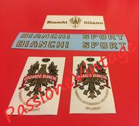 BIANCHI SPORT scritte bianche Kit decalcomanie bianchi sport/stickers/adesivi