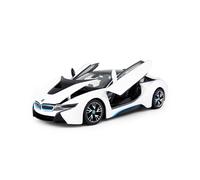 (Bianco) 1:24 BMW I8 Supercar modello di auto in lega pressofusa e veicoli giocattolo Colleziona regali