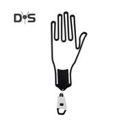 (bianco, 1 pz) Supporto per barella per guanti da golf da 1/2 pz, supporto per guanti da golf, gancio