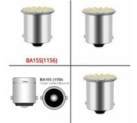 (bianco, 1156-4 pezzi) 6/4/2/1 pz Ba15s P21w 1156 1157 22smd LED Patch Car Tail Side Indicator Light