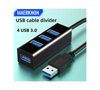 (Bianco 120 cm) USB HUB 3.0 4 porte USB 3.0 Multi Splitter Adattatore OTG compatibile Lenovo Macbook