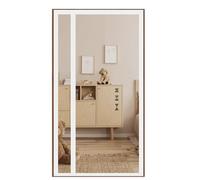 Bianco 130x240cm Zanzariera Magnetica per Finestre e Porte - Fibra di Vetro Robusta e Magnet Extra Forti - Facile Installazione Fai Da Te