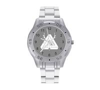 Bianco 3D Triangolare Cervo Testa di Cervo Orologi Da Uomo In Acciaio Inossidabile Cinturino Analogico Al Quarzo Orologio, Stile:, regular, Bracciale