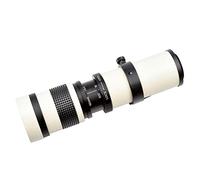Bianco 420-800mm F8.3-16 Full Manuale Messa a Fuoco Zoom Teleobiettivo Telescopi Per T Mount Per D3400 6D Fotocamere Digitali