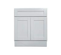 Bianco 67 Pollici Vanity Bagno Tradizionale Shaker Porta Armadio Cassetto Singolo Lavabo Base Bagno Rubinetto Da Parete Vessel Vanities Cucina Legno di Betulla Legno Duro 68,6 cm L x 80 cm H x 53,3 cm