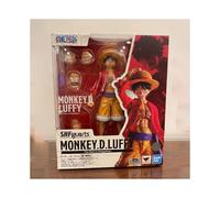 (Bianco) Anime Luffy S.H.Figuarts Monkey D. Luffy PVC Action Figures Collection Modello Giocattoli per