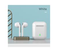 (Bianco) Auricolari wireless TWS Bluetooth con microfono, impermeabili, cuffie stereo HiFi per Apple