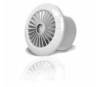 Bianco Bagno Estrattore Ventilatore- 100mm/10.2cm - con Sfera Cuscinetto -