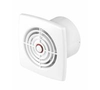 Bianco Bagno Estrattore Ventola 100mm/10.2cm con Tira Corda Moderno Ventilatore