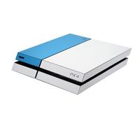 Bianco & blu finitura opaca due toni colorati Accessory Wrap sticker Skin cover Decal per PS4 Playstation 4