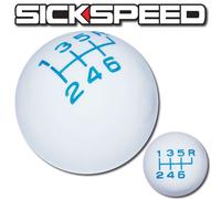 Bianco/Blu Vintage Cambio Pomello Per 6 Velocità Corto Throw Selettore UN2 Kit