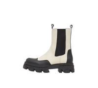 Bianco Boots chelsea 'GINNY' crema / nero Donna Bianco 39