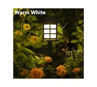 (Bianco caldo-10 pezzi) Luci solari a LED per percorsi Passerella esterna impermeabile Decorazioni da