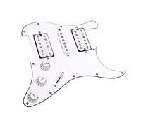 Bianco Caricato Predisposto 3ply 11 Viti Hsh. Pickup Humbuckers Per Parti Di Ricambio Per Chitarra Pickup chitarra precablati