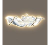 Bianco cigno a tema camera da letto pittura decorativa,headboard hanging picture,feather divano parete background con parete illuminata, luce decorativa a LED da parete per sala d'aria(D,105 * 35 CM