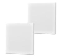 Bianco copertura cieca, presa da incasso, copertura senza fori, per prese o interruttori inutilizzati, 2 pezzi, 8,6 x 8,6 cm