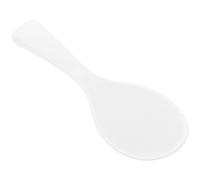 Bianco Cucchiaio per Riso Antideformazione, in Silicone Design Verticale | Cucina di Casa e Servizio a Buffet, Superficie Liscia, Mantiene Pulito il Piano di Lavoro