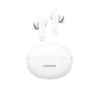 (Bianco) Cuffie Auricolari USAMS Echo E02 Auricolari In-Ear Wireless Compatibili con Bluetooth 5.3 ANC