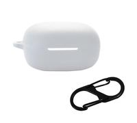 (Bianco) Custodia antiscivolo per cuffie QCY Melobuds ANC HT05, custodia lavabile