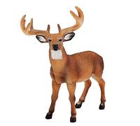 Bianco Dalla Coda Cervo Buck Wildlife Figura Giocattolo 12.5 CM Altezza Circa