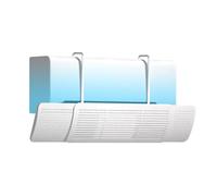 Bianco Deflettore for Condizionatori A Parete, Scomparsa Copri Vento Anti Diretto Blowing Freddo/Calda, for Casa/Ufficio, Anziani, Neonati, Donne in Gravidanza