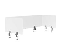 Bianco Divisorio per scrivania - set da 3 con 2 dimensioni: 1.500 x 400 mm, 750 x 400 mm | Fromm & Starck