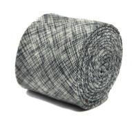 Bianco E Air Force Blu Quadri 100% Cotone Cravatta Da Frederick Thomas