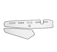 Bianco Ecopelle Cruscotto Tappetini Cover per Destro Drive Volvo FH4 Sensore