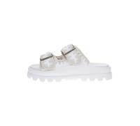Mou - Sandali Bianchi con Fibbie e Suola a Spina di Pesce - -Shoes -Donna -Beige -40 EU