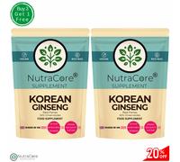 Bianco Ginseng Coreano Pillole 5000mg- (50% Ginsenoside) -overall Health-180Caps