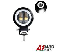 Bianco Halo LED Work Luce 7D Lente Rotondo Angel Eyes Nebbia Guida SUV 12V 24V