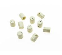 Bianco invecchiato Kaish 10PCS Guitar smerlo amplificatore manopola cilindro effetto pedale manopole