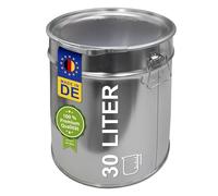 Bianco latta dall'impianto/capacità 30 litri con coperchio con anello del piede