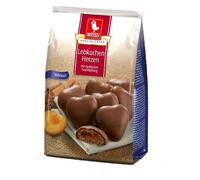 Bianco Lebkuchen Cuori Rivestiti Di Cioccolato Al Latte 6er Pack