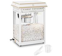 Bianco Macchina per popcorn - Bianca e dorata | Royal Catering