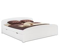 Bianco matrimoniale 200x200 con doghe rigide 2 materassi 3 cassettoni 60.50-20WM