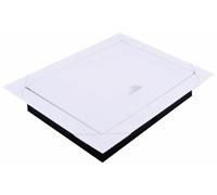 Bianco Metallo Accesso Pannello/Acciaio Ispezione Porta/Revisione Cerniera