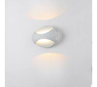 Bianco Minimalista Bianco Minimalista Outdoor Luce da Esterno Caldo 3000K Light Light Light Light Lampada IP65 Impossibile Fusione in Alluminio da Parete in Alluminio Alluminio Folcole Allyer Light