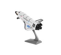 (Bianco) Modello in lega 1:100 Space Shuttle pressofuso Spacecraft Space Plane Space Ship Model con