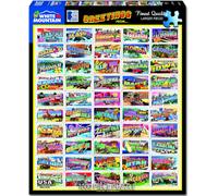 Bianco Mountain Auguri Da (US Timbri) 1000 Pezzi Puzzle 760mm x 610mm