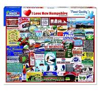 Bianco Mountain i Love Nuovo Hampshire 1000 Pezzi Puzzle 760mm x 610mm