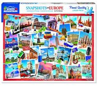 Bianco Mountain Istantanee Di Europa 1000 Pezzi Puzzle 760mm x 610mm