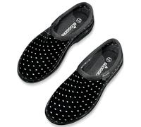 Bianco & Nero a Pois Stampa Donna Sloggers Impermeabile Giardino Esterno Scarpe