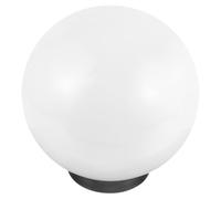 Bianco Paralume Sferico in Plastica da Esterno per Lampioncino Giardino