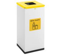 Bianco Pattumiera - 60 L - Bianca - Etichetta plastica | ulsonix