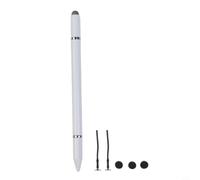 Bianco per penna stilo con punte extra per una lunga scrittura per sessioni | compatibilità, alta sensibilità, funziona su tutti i touch screen, ideale per appunti e disegni