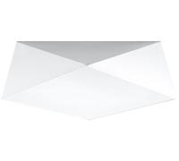 Bianco Plafoniera Lynndie B: 50cm Geometrica Blendarm Camera Deckenleuchte