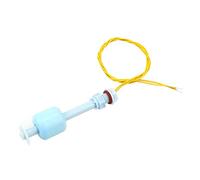Bianco PP galleggiante interruttore pesce per serbatoio liquido sensore di controllo dell'acqua con foro da 10 mm interruttore utile controller liquido