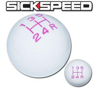 Bianco/Rosa Vintage Cambio Pomello Per 5 Velocità Corto Throw Selector UN2 Kit