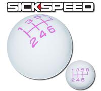 Bianco/Rosa Vintage Cambio Pomello Per 6 Velocità Corto Throw Selettore UN2 Kit